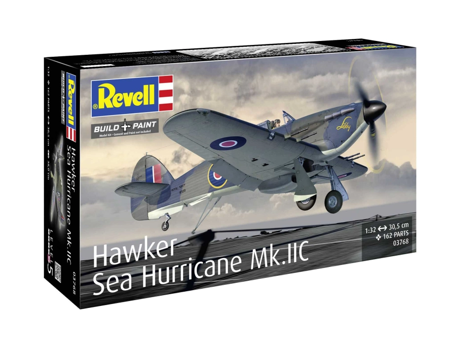 Plastic ModelKit letadlo 03768 - Hawker Sea Hurricane Mk.IIC (1:32)