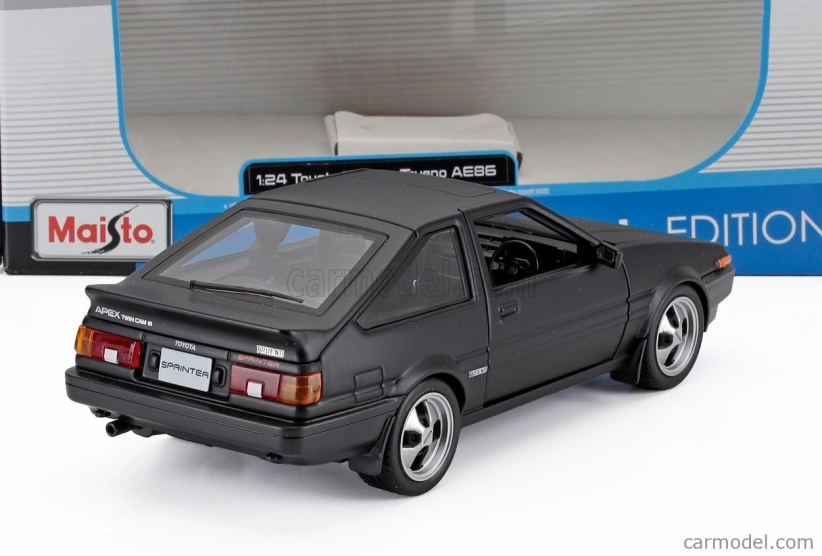 Maisto Toyota Sprinter Trueno Ae86 1979 1:24 Black
