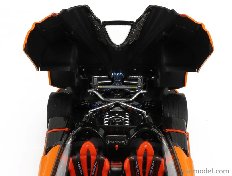 LCD model Pagani Huayra Bc Roadster N 20 2017 1:18 Orange Black