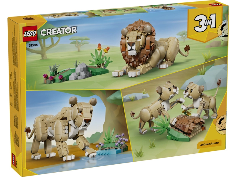 LEGO Creator - Divoká zvířata: Majestátní lev
