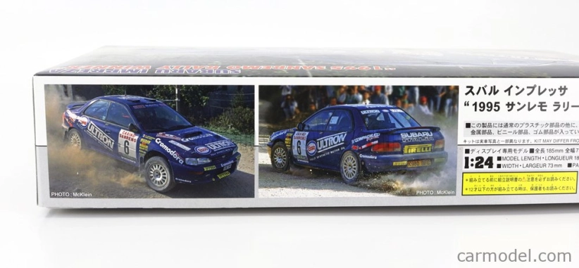 Hasegawa Subaru Impreza N 6 Winner Rally Sanremo 1995 A.alessandrini - P.liatti 1:24 /