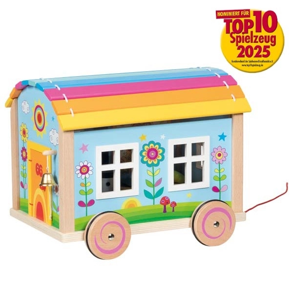 Goki Drevený karavan pre bábiky