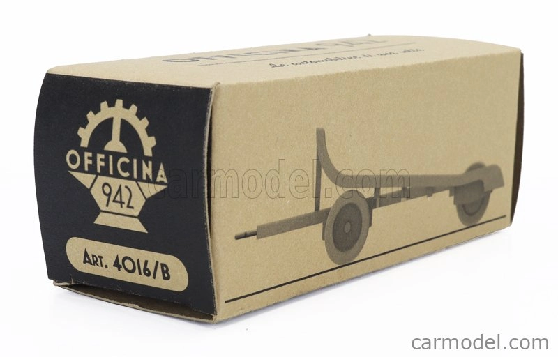 Officina-942 Trailer Rimorchio Viberti Trasporto Carro M13/m14 1942 1:76 Vojenská Zelená