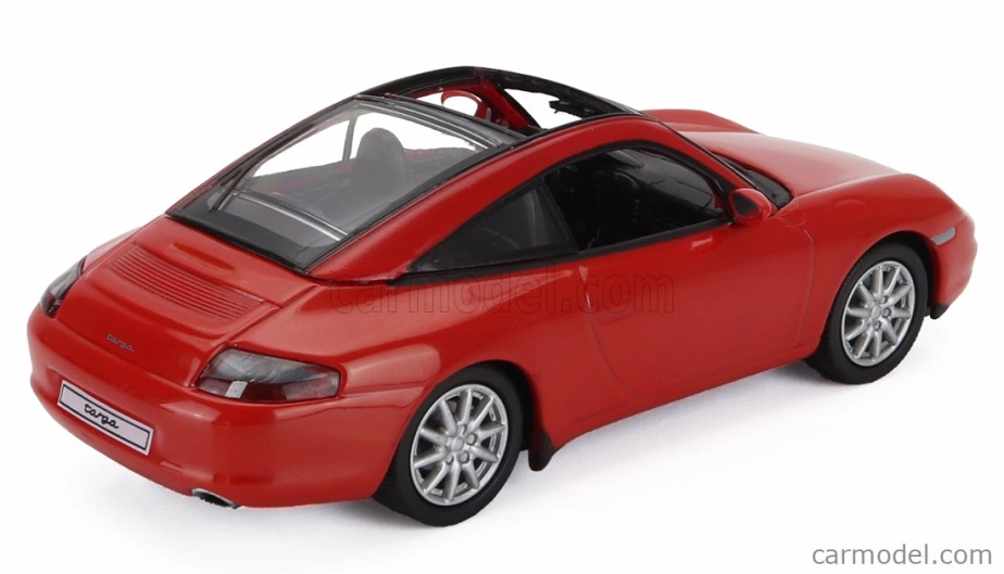 Edicola Porsche 911 996 Targa 2002 1:43 Červená