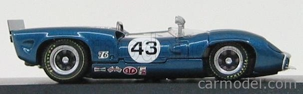 Najlepší model Lola T70 Spider N 43 Riverside 1966 J.stewart 1:43 Blue Met