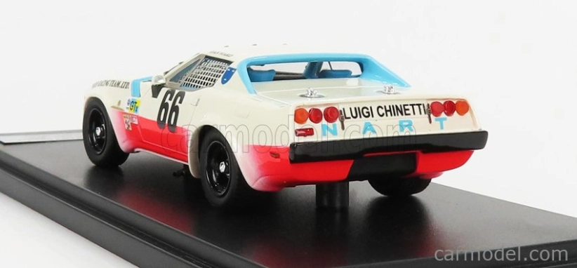 Matrix scale models Ferrari 365 Gtb/4 4.4l V12 Team Nart N 66 Daytona 1978 D.devendorf - T.adamowicz 1:43 Bílá Červená