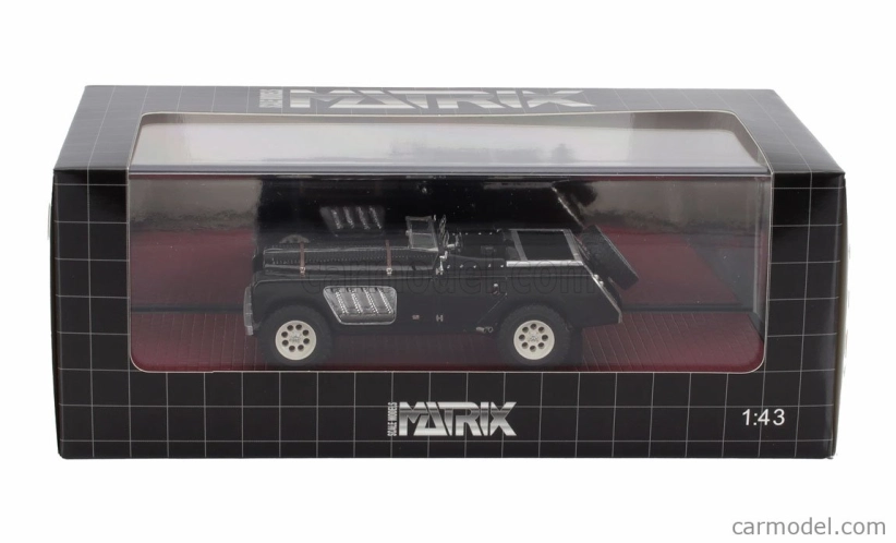 Modely v mierke Matrix Land rover 109 Bell Aurens Longnose Open 2008 1:43 Black