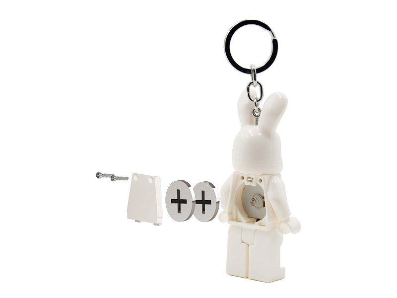 LEGO svietiaca kľúčenka – Ikonický zajačik
