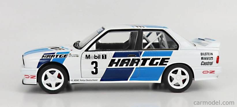 Solido BMW radu 3 (e30) Gr.a N 3 Rally Deutchland 1990 1:18 Biela 2 tóny Modrá