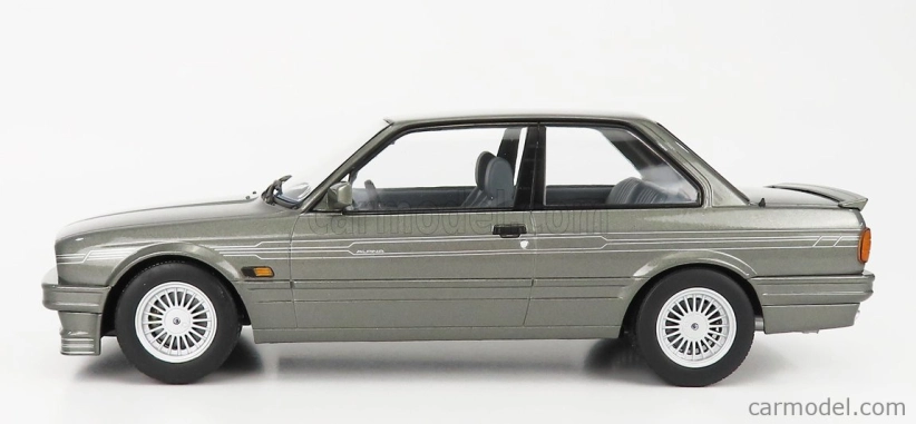 BMW radu 3 Alpina B6 3.5 (e30) 1988 v mierke Kk 1:18 Grey Met
