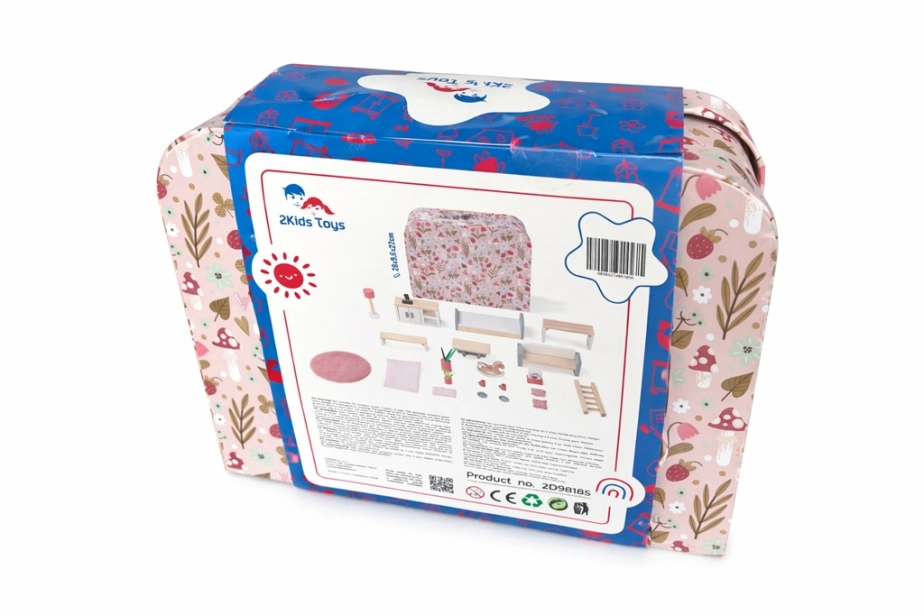 2Kids Toys Domček pre bábiky v kufríku Kuchyňa