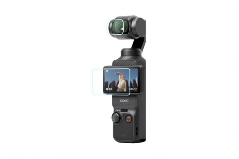 DJI Osmo Pocket 3 - kombinácia ochranného skla na displej