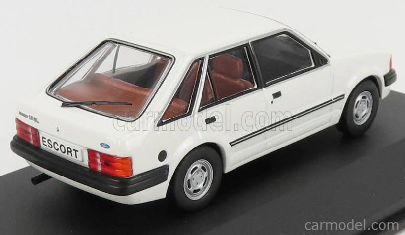 Edicola Ford england Escort Gl 1982 - Con Vetrina - With Showcase 1:43 Bílá