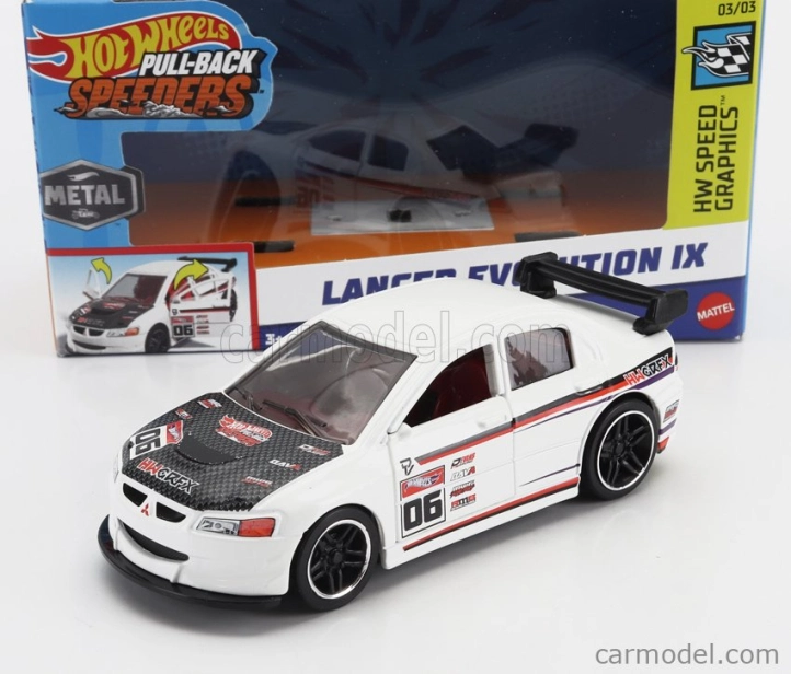 Mattel hot wheels Mitsubishi Set Assortment 12 Pieces Speeders Series 1:43 Různé