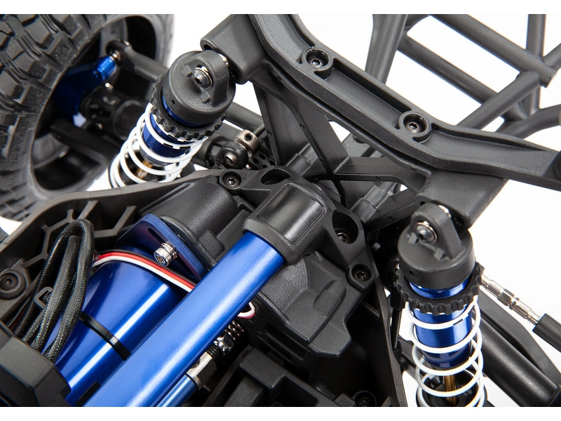 Traxxas výztuha šasi modrá (sada)