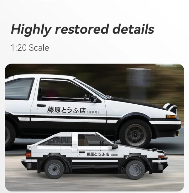 RC kit Initial D Toyota AE86 Trueno | RCprofi.sk