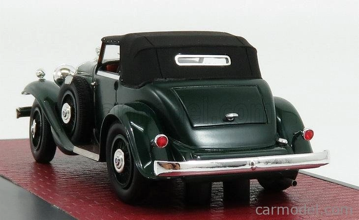 Matrix scale models Stutz Dv32 Super Bearcat Cabriolet Closed 1932 1:43 Zelená