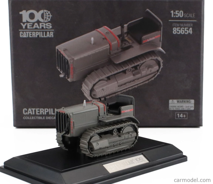 Dm-models Caterpillar Twenty Cingolato - Tractor 1:50 Grey