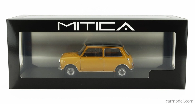 Mitica-diecast Innocenti Mini Cooper Mk1 1966 1:18 Ochra Black