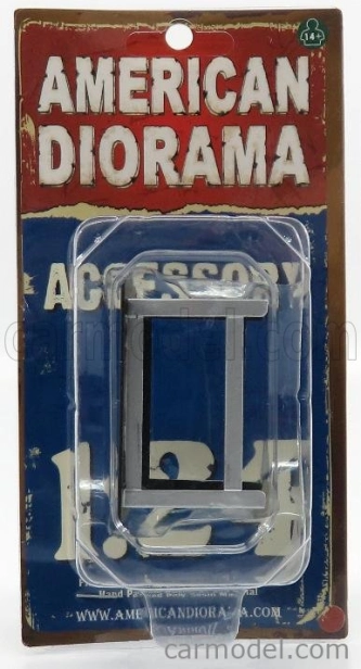Americké diorámy Figúrky Pracovný stôl - Tavolo In Metallo Da Lavoro 1:24 Silver Black