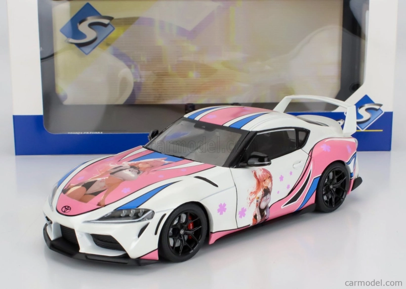 Solido Toyota Supra Gr Itasha 2024 1:18 Bílá Růžová
