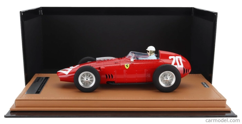 Tecnomodel Ferrari F1  Dino 246/256 Team Scuderia Ferrari N 20 Winner Monza Italy Gp (with Pilot Figure) 1960 Philip Hill 1:18 Red
