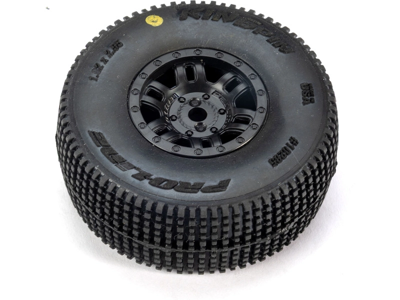 Pro-Line kolo 1:16, pneu King Pin, disk černý H12mm (4): Mojave Grom
