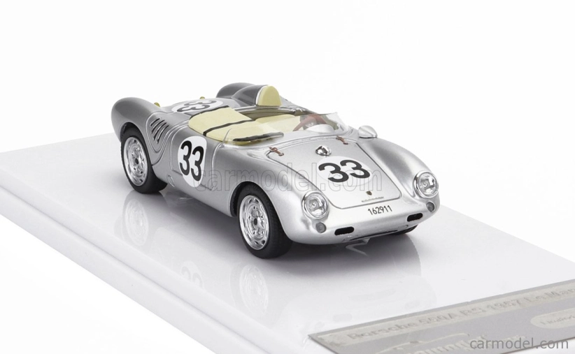 Tecnomodel Porsche 550a Team Porsche Kg N 33 24h Le Mans 1957 H.hermann - R.von Frankenberg 1:43 Strieborná