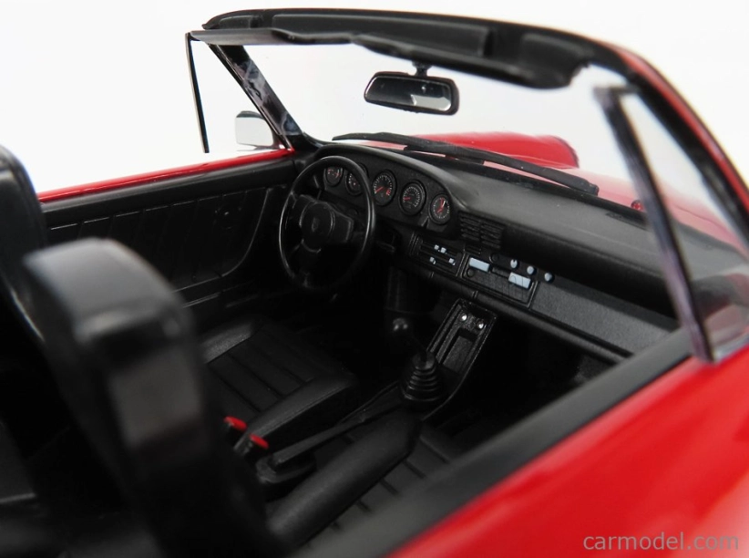 Kk-scale Porsche 911 Sc Cabriolet 1983 - With Extra Soft-top 1:18 Red