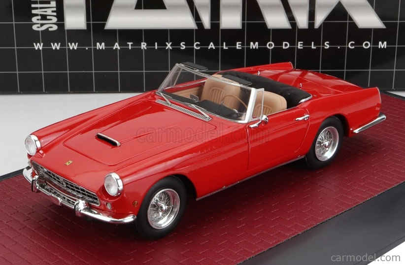 Matrix scale models Ferrari 250 Gt 2-series Pininfarina Spider Cabriolet Open 1960 1:43 Red