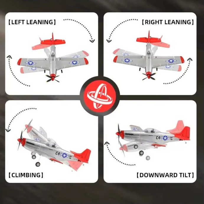 RC lietadlo P-51D Mustang