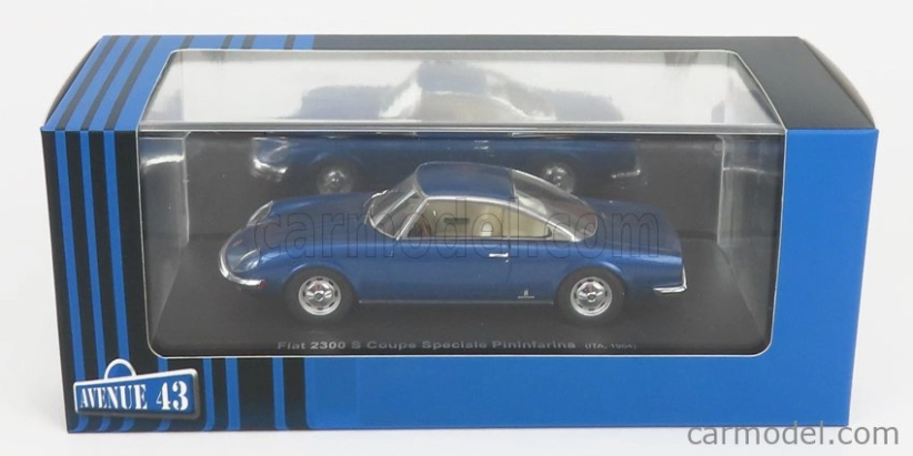 Avenue43 Fiat 2300s Coupe Speciale Pininfarina Italy 1964 1:43 Blue Met