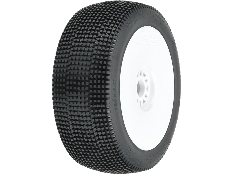 Pro-Line kolo 3.3", pneu Convict S3 Buggy, disk H17 bílý (2)