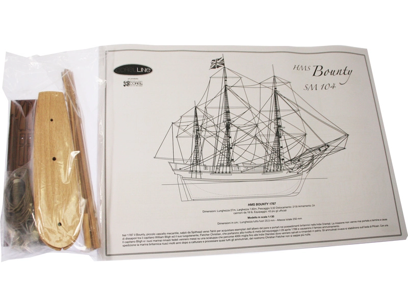 COREL H.M.S. Bounty 1:130 kit
