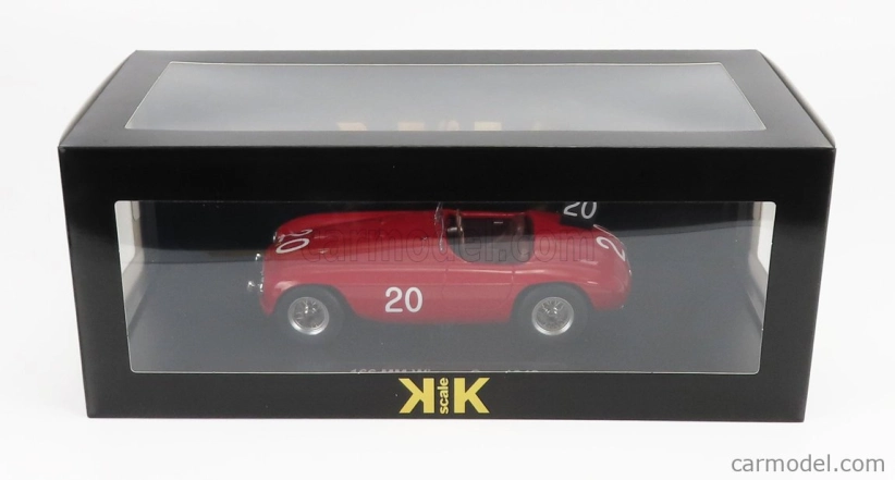 Kk-scale Ferrari 166mm 2.0l V12 N 20 Winner Spa Francorchamps 1949 L.chinetti - J.lucas 1:18 Červená