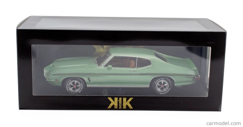 Pontiac Le Mans Gto 1972 v mierke 1:18, svetlozelená farba