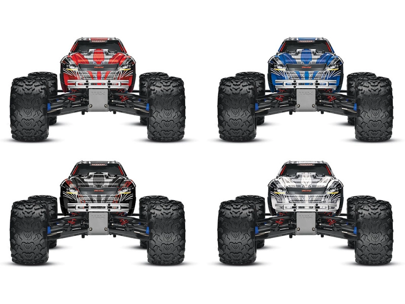 Traxxas Nitro T-Maxx 3.3 1:8 TQi bluetooth RTR červený