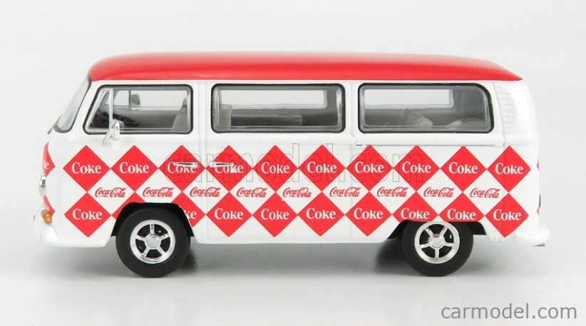 Corgi Volkswagen T1 Camper Van Coca-cola Coke 1961 1:43 Biela červená