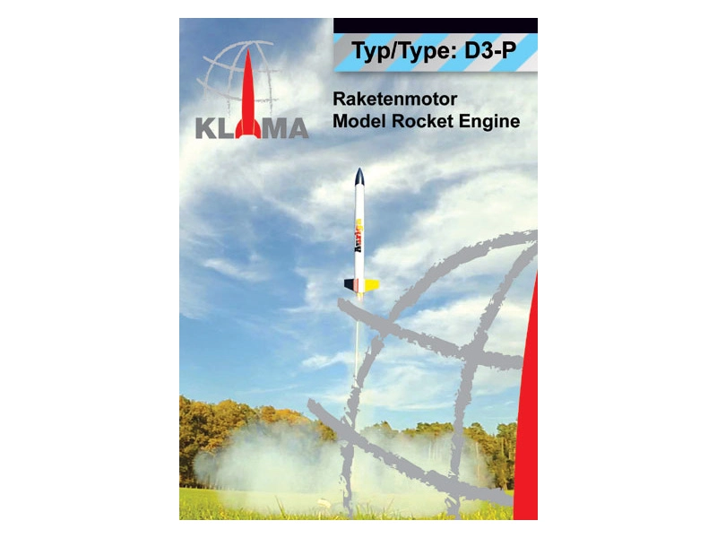 Klima raketový motor D3-P EL (6ks)