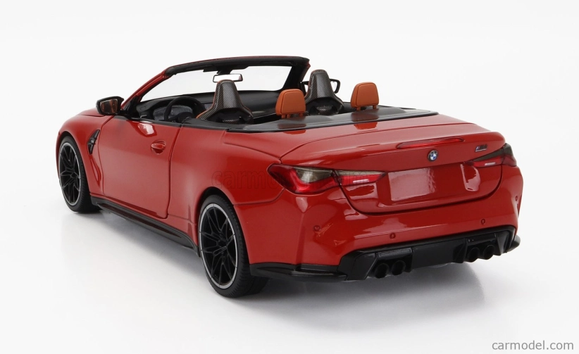 Minichamps BMW radu 4 M4 (g83) Cabriolet 2020 1:18 červená