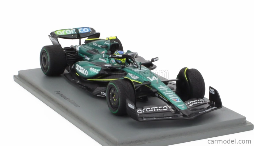 Spark-model Aston martin F1 Amr24 Team Aramco Cognizant N 14 Canada Gp 2024 Fernando Alonso 1:43 Zelená Černá