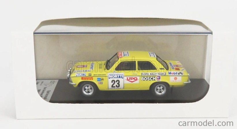 Trofeu Opel Ascona A N 23 Rally 1000 Lakes 1974 B.danielsson - B.sundberg 1:43 Žlutá