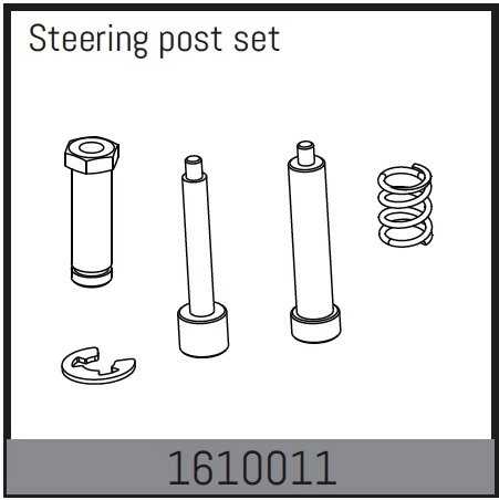 Steering post set