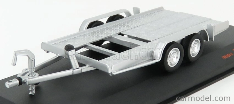 Ixo-models Príslušenstvo Carrello Trasporto Auto - Príves na prepravu áut Strieborné kolesá - auto nie je súčasťou balenia 1:43 Silver Black