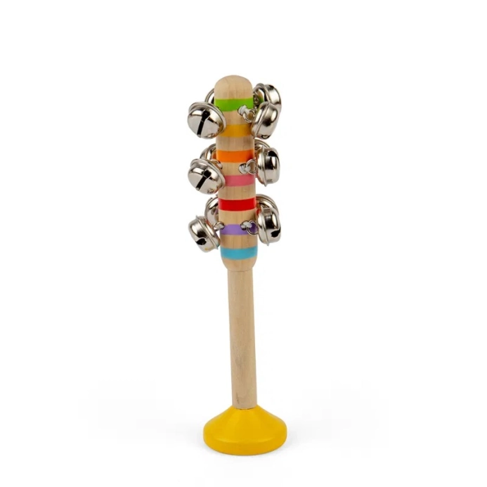 Bigjigs Toys Rolničky 1 ks žlutá