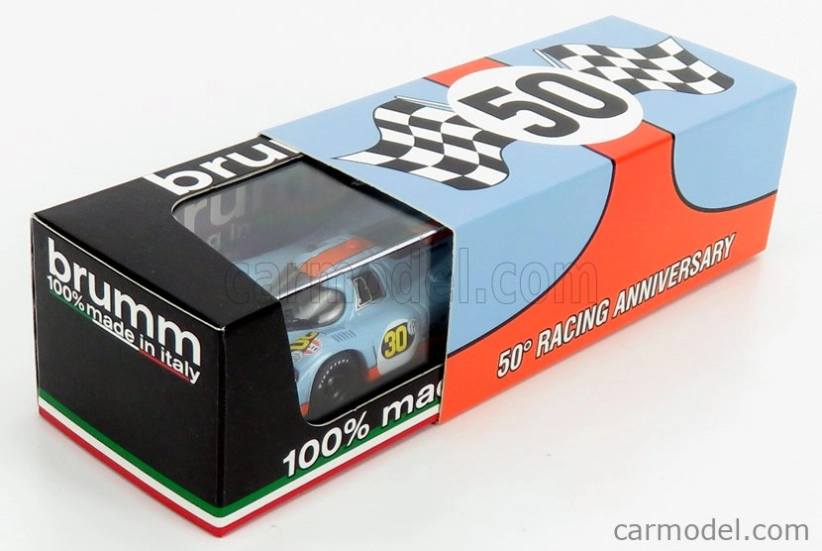 Brumm Porsche 917k Scuderia Jwa Gulf N 30 1:43, světle modrá