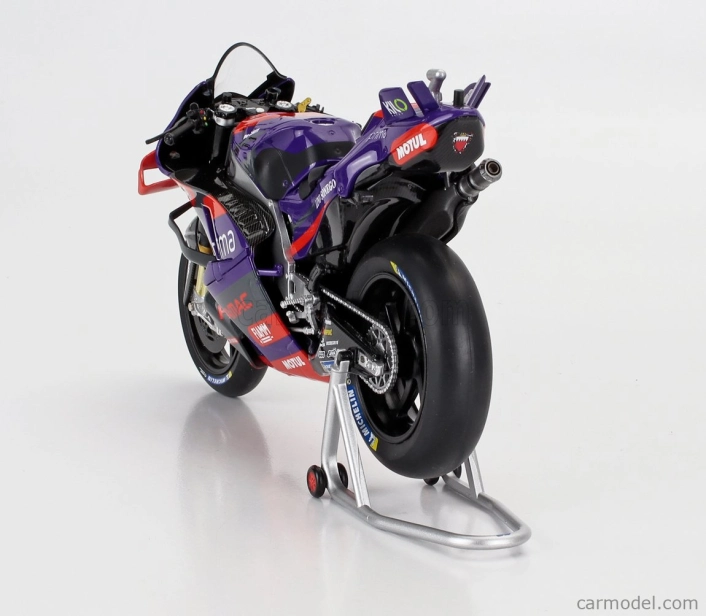 Nzg Ducati Desmosedici Gp24 Team Pramac Racing N 89 Majster sveta Motogp Sezóna 2024 Jorge Martin 1:12 Fialová červená čierna