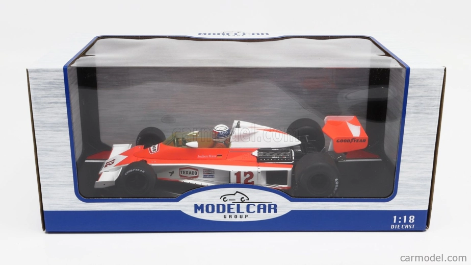 Mcg Mclaren F1 M23 Ford Cosworth Team Marlboro Mclaren N 12 3. Nurburgring Gp 1976 Jochen Mass 1:18 červená biela