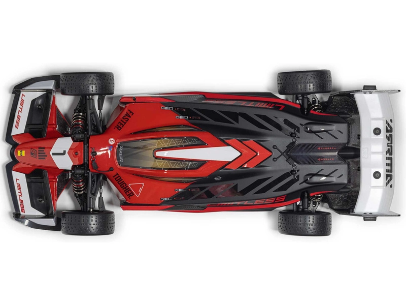 Arrma Limitless 8S BLX 1:7 4WD AVC RTR červená/čierna
