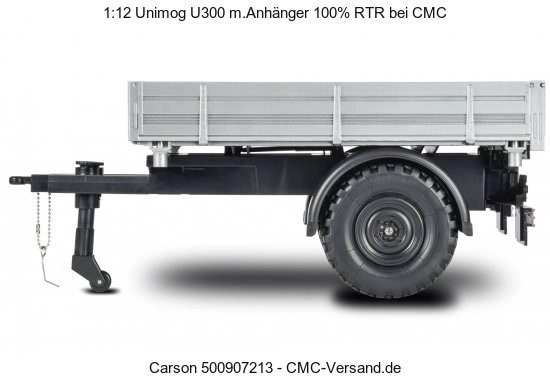 RC Unimog U300 s vozíkom, oranžová